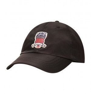 Chapeaux Avirex Icon Hat Homme Noir | TKEZU-5234