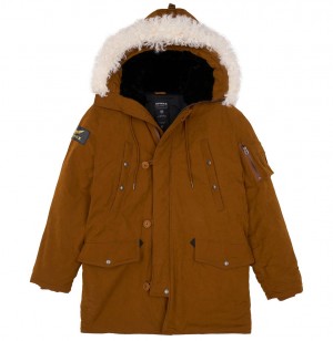 Jackets & Coats Avirex N-3b Snorkel Jacket Homme Marron | GXIYR-1329