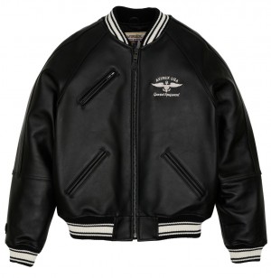 Leather Avirex Stadium Jacket Homme Multicolore | LMBNS-2739
