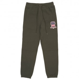 Pantalon Jogging Avirex Icon Jogger Homme Vert Olive | TPJBM-4705