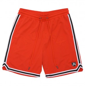 Short Avirex Icon Mesh Short Homme Orange | XPWLC-2487