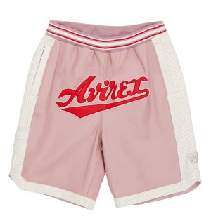 Short Avirex Script Usa Varsity Short Homme Violette | WXKCV-2956