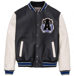 Vestes Avirex American Varsity Jacket Homme Multicolore | MQGFB-5634