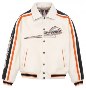 Vestes Avirex City Racer Jacket Homme Multicolore | DMKIP-4983