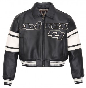 Vestes Avirex Cropped Legend Jacket Homme Noir | SOPGL-0651
