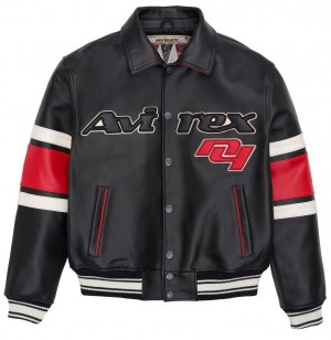 Vestes Avirex The Legend Jacket Homme Noir | EICWQ-5364
